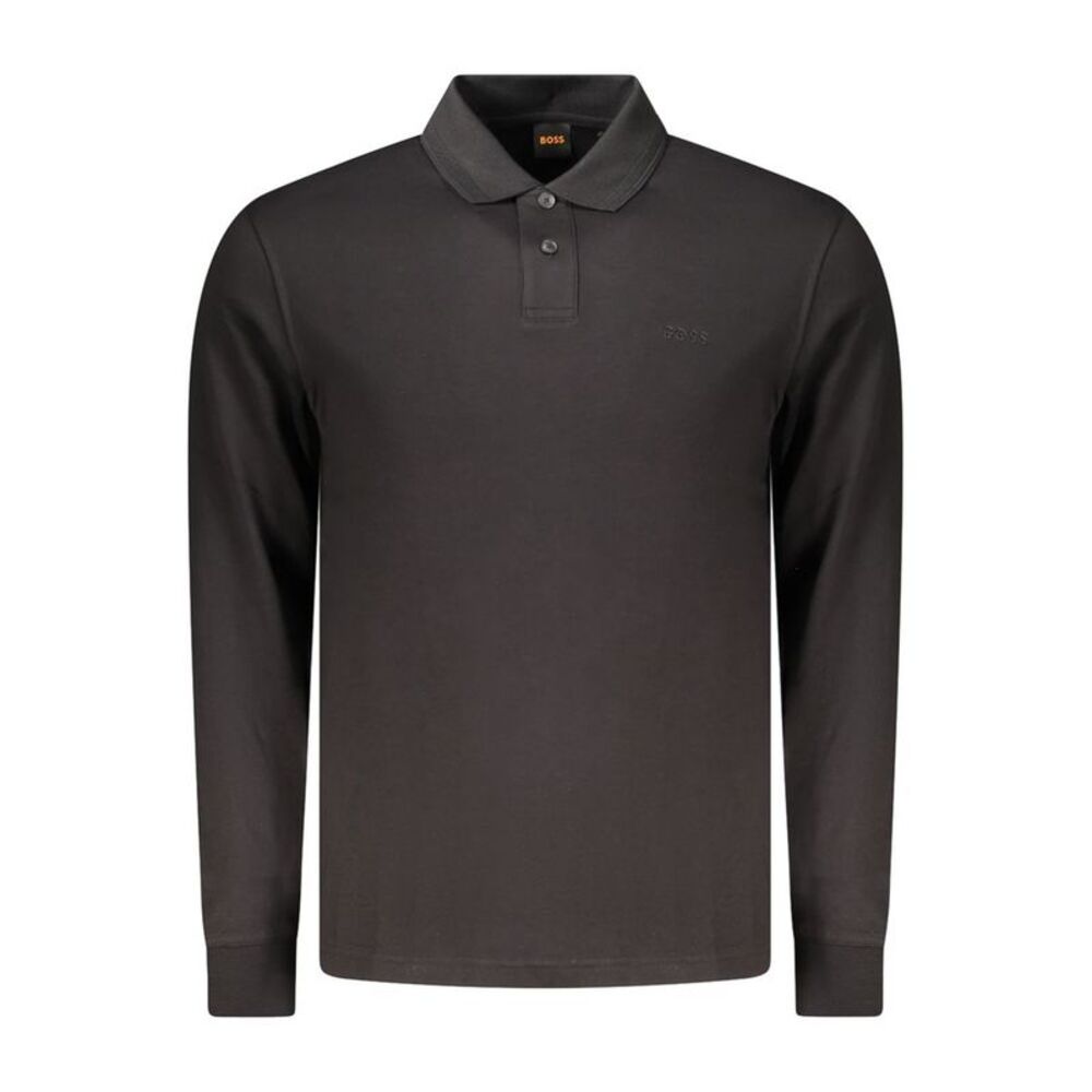 Hugo Boss Black Cotton Polo Men's Shirt